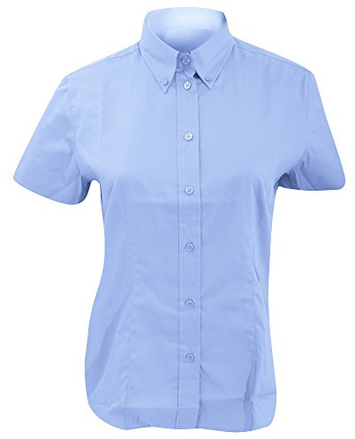 Kustom Kit Ladies Corporate Oxford Short Sleeve Shirt