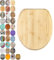 Sanilo Toilet Seat, Wide Choice of Wooden Toilet Seats, Stable Hinges, Easy to Mount (Bamboo)