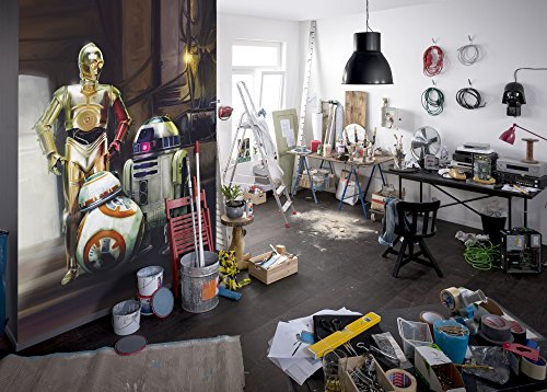 Komar Fototapete STAR WARS Three Droids, 184 x 254 cm, 4 Teile