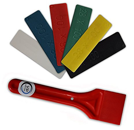 Eurocell 480 Pack of 28mm Window Glazing Packers/Spacers with Glazing Paddle/Shovel/Wedge