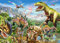 Peter Pauper Press Dinosaur World 1000 Piece Jigsaw Puzzle, Green, Medium
