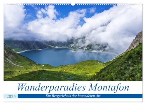 Wanderparadies Montafon (Wandkalender 2025 DIN A2 quer), CALVENDO Monatskalender