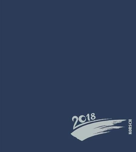 Foto-Malen-Basteln Bastelkalender dunkelblau 2018: Fotokalender zum Selbstgestalten. Do-it-yourself Kalender mit festem Fotokarton. Edle Folienprägung. Format: 21,5 x 24 cm