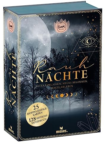 moses. Omm for you Rauhnächte – 25 Karten zu den Rauhnächten mit Ritualen, Informationen, Impulsen, mit Rauhnacht-Journal zum Eintragen von Gedanken: Altes loslassen, Neues beginnen, Magie erleben