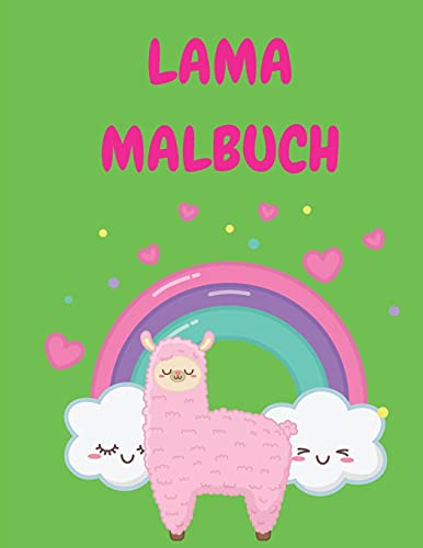 Lama-Malbuch: Fun Coloring Book for Boys, Girls - Cute Llama for Kids Ages 2-4, 4-8 - Great Gift for Little Children and Baby Toddler with Cute Animals - Activity Coloring Book for Children