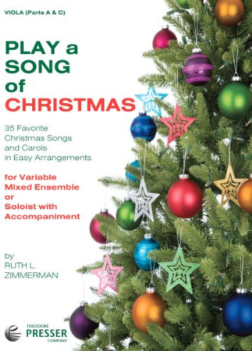 Play A Song Of Christmas - 35 Favorite Christmas Songs and Carols In Easy Arrangements (Viola 1 and 2 book)