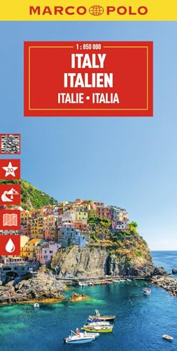 MARCO POLO Reisekarte Italien 1:850.000: Malta - Straßenkarte und Autokarte mit sehenswerten Strecken, Highlights und digitaler Erweiterung (Marco Polo Maps)