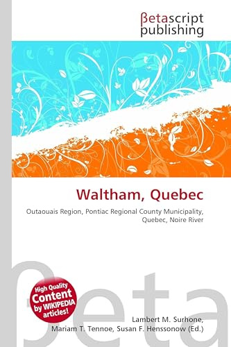 Waltham, Quebec: Outaouais Region, Pontiac Regional County Municipality, Quebec, Noire River