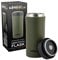 GREEN Ammo Pouch Flask Cup Insulated Army Drinking Mug Camping Military