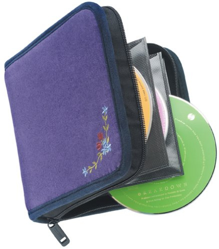 Case Logic TW-24 CD Wallet (24-Capacity, Purple Suede)