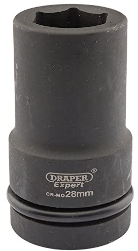 Draper Expert 5143 28mm 1-inch Square Drive Hi-Torq 6-Point Deep Impact Socket