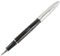 Gullor 095 Hidden Medium Nib Fountain Pen with Silver Cap - Black
