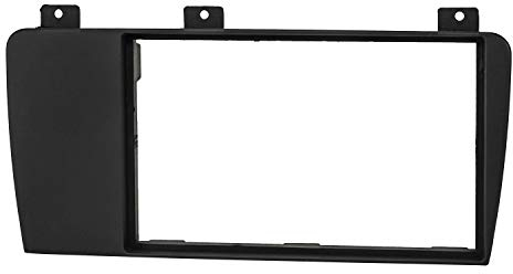 tomzz Audio 2456-014 Doppel DIN Radioblende kompatibel mit Volvo S60 P24 XC70 P2 V70 P26 anthrazit-schwarz