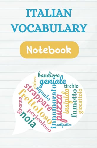 Italian Vocabulary Notebook
