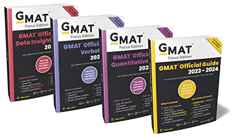 GMAT Official Guide 2023-2024 Bundle, Focus Edition: Includes GMAT Official Guide, GMAT Quantitative Review, GMAT Verbal Review, and GMAT Data Insights Review + Online Question Bank
