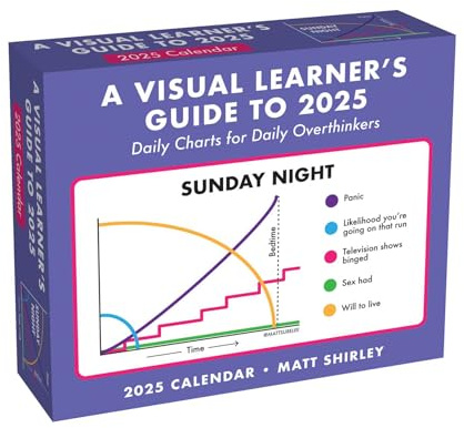 A Visual Learner's Guide to 2025 Day-to-Day Calendar: Daily Charts for Daily Overthinkers