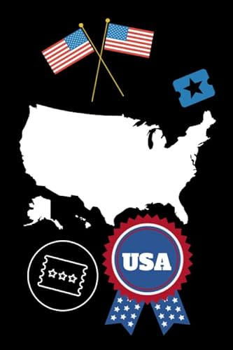 Notizbuch - USA: Journal für Notizen, Pläne, Träume und Ziele, ca. A5