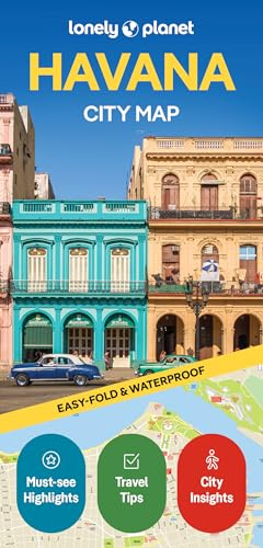 Lonely Planet Havana City Map: Durable, Waterproof, Easy-Fold Planning Map with Attractions & Walking Tours (Compact City Planning Maps)