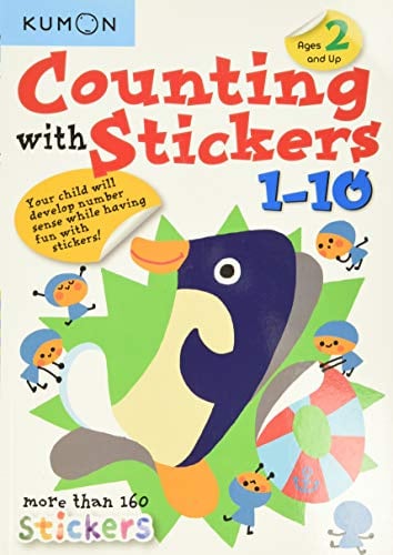 Kumon Counting With Stickers 1-10
