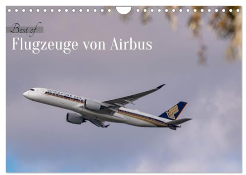 Flugzeuge von Airbus 2026 (Wandkalender 2026 DIN A4 quer), CALVENDO Monatskalender: Ein Monatskalender für das Jahr 2025 mit dem Thema Flugzeuge von Airbus. (CALVENDO Mobilitaet)