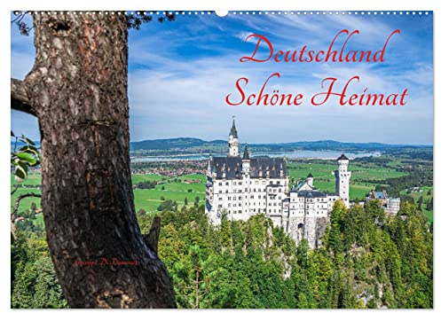Deutschland Schöne Heimat (Wandkalender 2026 DIN A2 quer), CALVENDO Monatskalender: Deutschland - schöne geschichtsträchtige Städte und wunderbare Landschaften (CALVENDO Orte)