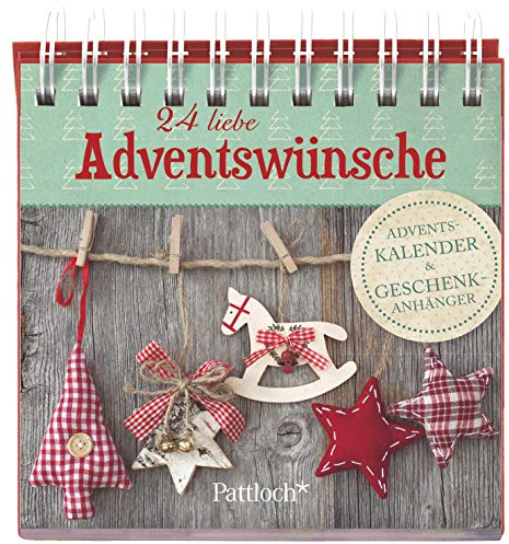 24 liebe Adventswünsche: Adventskalender & Geschenkanhänger