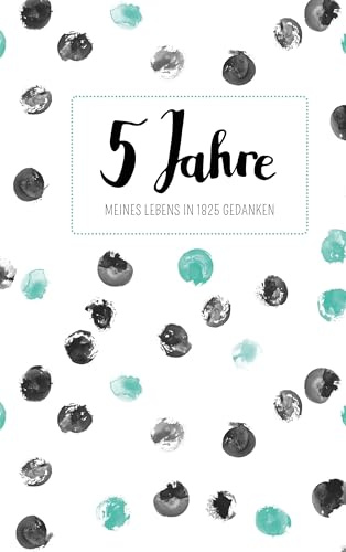 Tagebuch - 5 Jahre: Ringbuch, 192 Seiten, cremeweiß liniert