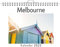 Melbourne - (Wandkalender 2025, Kalender DIN A4 quer, Monatskalender im Querformat mit Kalendarium, das perfekte Geschenk)