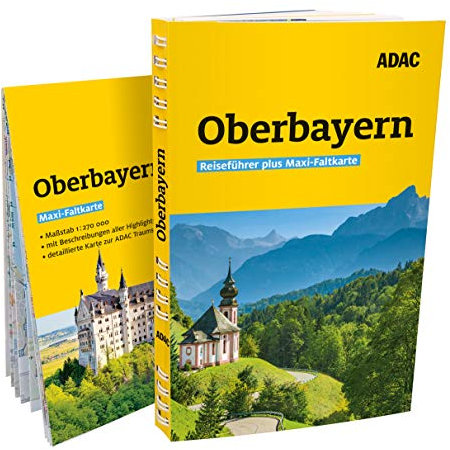 ADAC Reiseführer plus Oberbayern: Mit Maxi-Faltkarte und praktischer Spiralbindung