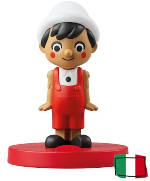 FABA Klangfigur – Die Abenteuer von Pinocchio – Geschichten und Klangmärchen für Jungen und Mädchen 4-6 Jahre, Spielzeug mit pädagogischem Inhalt, italienische Version