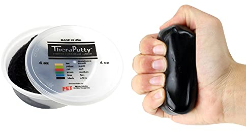 CanDo TheraPutty - Therapie-Knetmasse - 113 g - schwarz (sehr schwer)