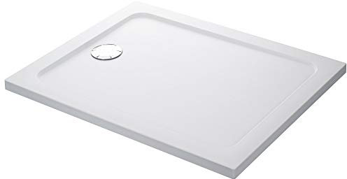 Mira Flight Shower Tray 1400 x 900mm Rectangular Low Profile Stone Resin Waste