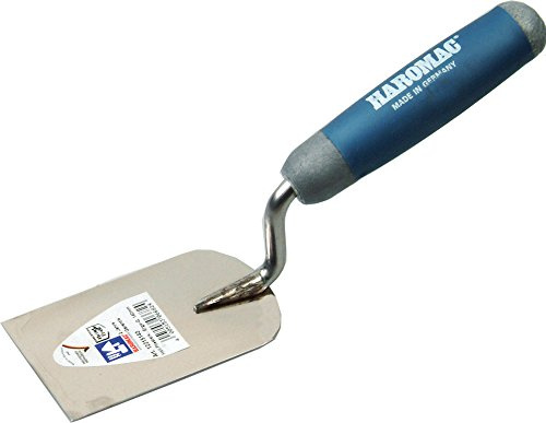 Haromac Stukkateurspachtel, 60 mm, Rostfrei, 2K-ERGO, rotschwarz, 120100602