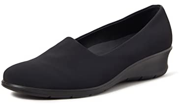 Ecco ECCO FELICIA, Damen Slipper, Schwarz (BLACK/BLACK51052), 37 EU (4 Damen UK)