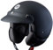 BHR Demi-Jet Helm 803 Simply, Praktischer Rollerhelm mit ECE-Zulassung, Motorrad-Jet-Helm mit abnehmbarem Gesichtspolster, Mattschwarz, XL