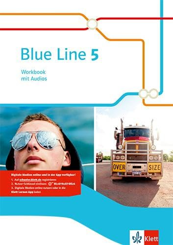 Blue Line 5: Workbook mit Audios Klasse 9 (Blue Line. Ausgabe ab 2014)