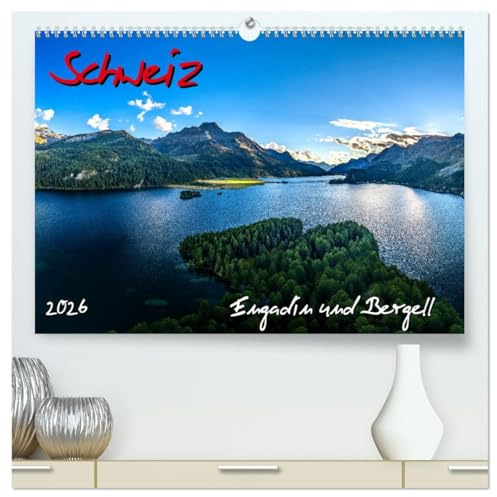 Schweiz - Engadin und Bergell (hochwertiger Premium Wandkalender 2026 DIN A2 quer), Kunstdruck in Hochglanz: Stimmungsvolle Schweiz-Bilder aus dem ... und der Bernina Region (CALVENDO Orte)