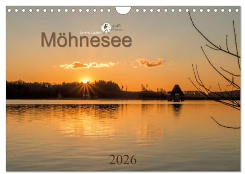 Möhnesee - das westfälische Meer (Wandkalender 2026 DIN A4 quer), CALVENDO Monatskalender: Zauberhafte Naturlandschaften prägen das Bild dieses herrlichen Sees im Sauerland. (CALVENDO Natur)