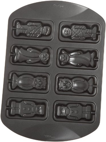 Wilton Monster Plätzchenform mit 8 Mulden, antihaftbeschichtet