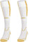 JAKO Lazio Stutzenstrumpf weissgold, 4 (39-42) Herren