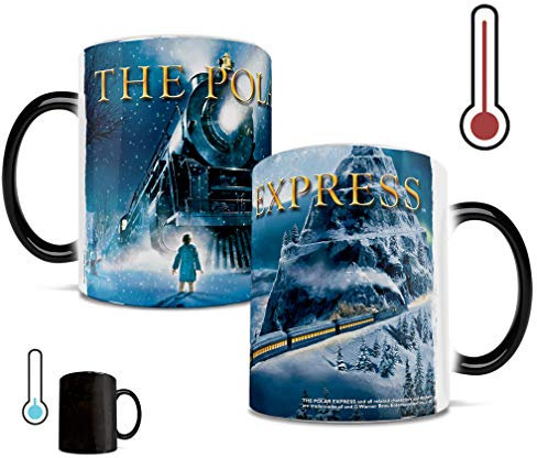 Morphing Mugs Polar Express (The Polar Express) Ceramic Mug, Black