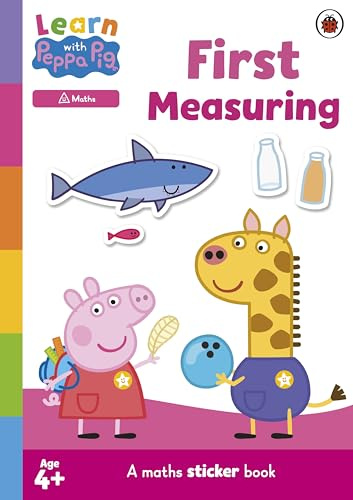 Ladybird Learn with Peppa First Measuring sticker activity book.