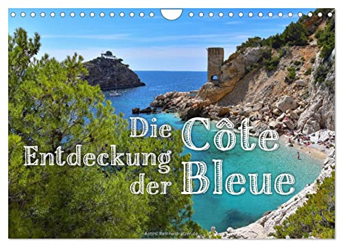 Die Entdeckung der Côte Bleue (Wandkalender 2026 DIN A4 quer), CALVENDO Monatskalender: Impressionen einer Wanderung entlang der Côte Bleue bei Marseille (CALVENDO Orte)
