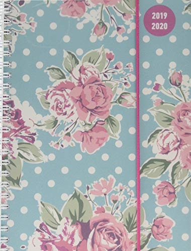 Collegetimer Roses 2019/2020 - Rosen - Schülerkalender A5 (15 x 21) - Ringbindung - Weekly - 224 Seiten - Terminplaner: Weekly. Terminplaner