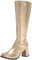 Ellie Shoes Stivali Go-Go Donna, Oro, 45 EU