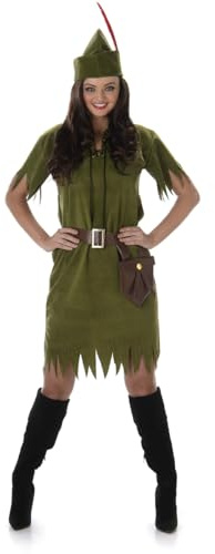 Karnival Costumes 81033 Robin Hood Neverland Girl Kostüm