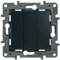 Legrand 448397652 Interrupteur Triple, Antraciet