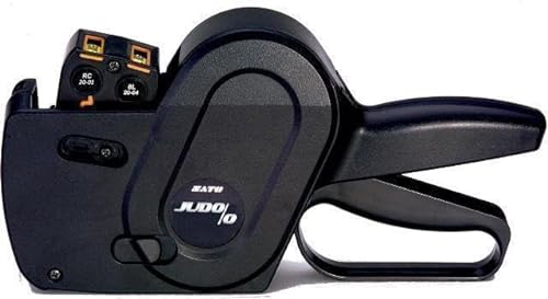 Handauszeichner Sato Judo FOOD 13 Texte + 8 Stellen für Etiketten 26 x 16mm + 5 Farbrollen + 39.600 Haftetiketten 26 x 16mm weiß