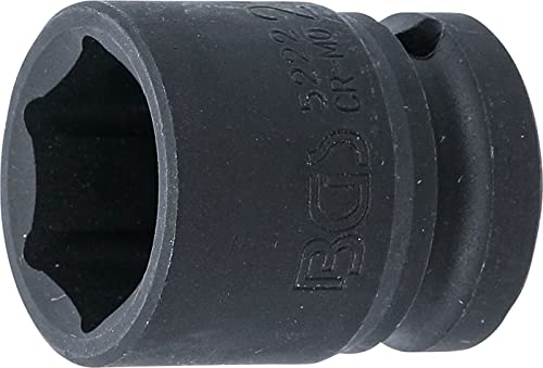BGS 5222 | Llaves de vaso impacto hexagonal | entrada 12,5 mm (1/2) | 22 mm