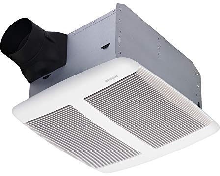 Broan-NuTone SPK110 Bluetooth Speaker Ventilation Fan, ENERGY STAR Certified, 110 CFM, 1.0 Sones, White